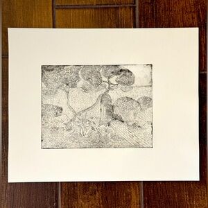 Artist print by Holly Goettelmann- Garden Scene